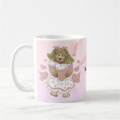 tasse Betsy Bear cœur rose (Gauche)