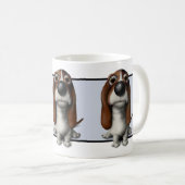 Tasse BH1 de Basset Hound (Devant droit)