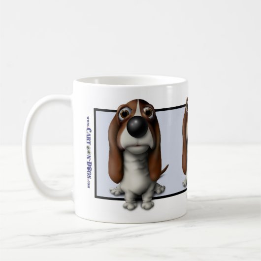 Tasse BH1 de Basset Hound (Gauche)