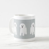 Tasse Bichon Frisé (Devant gauche)