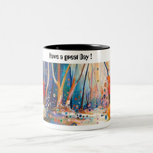 Tasse bicolore de 325 ml (Centre)