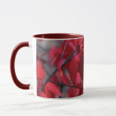 Tasse bicolore Rouge d'Automne (Gauche)