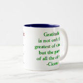 Tasse bilatérale de gratitude (Devant droit)