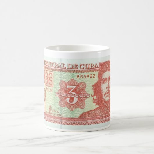 Tasse billet de Cuba (Centre)