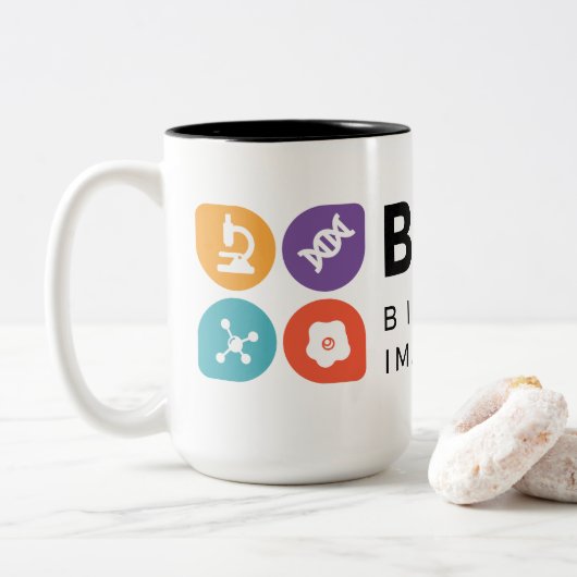 Tasse biomédicale de centre de représentation de (Avec donut)