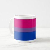 Tasse bisexuelle de drapeau (Devant gauche)