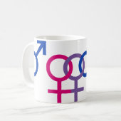 Tasse bisexuelle de fierté (Devant gauche)