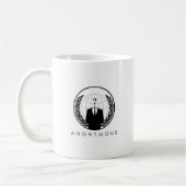 Tasse blanche anonyme (logo) (Gauche)