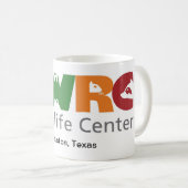 Tasse blanche avec le logo (Devant droit)