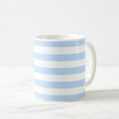 Tasse blanche bleu-clair moderne de plage de (Devant droit)