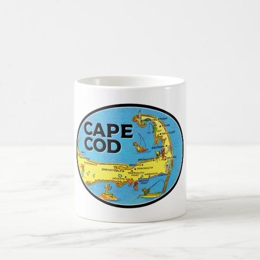 Tasse blanche Cape Cod (Centre)