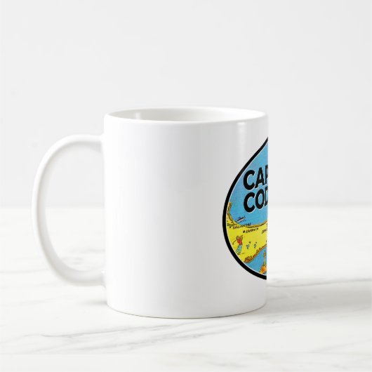 Tasse blanche Cape Cod (Gauche)