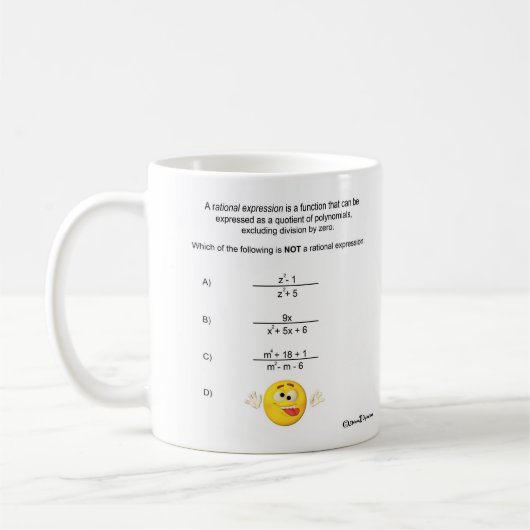 Tasse blanche classique (Gauche)