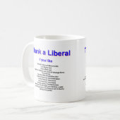 Tasse blanche classique (Devant gauche)