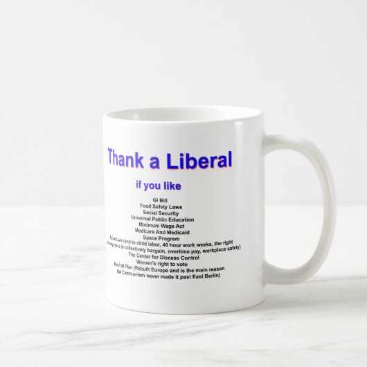 Tasse blanche classique (Droite)