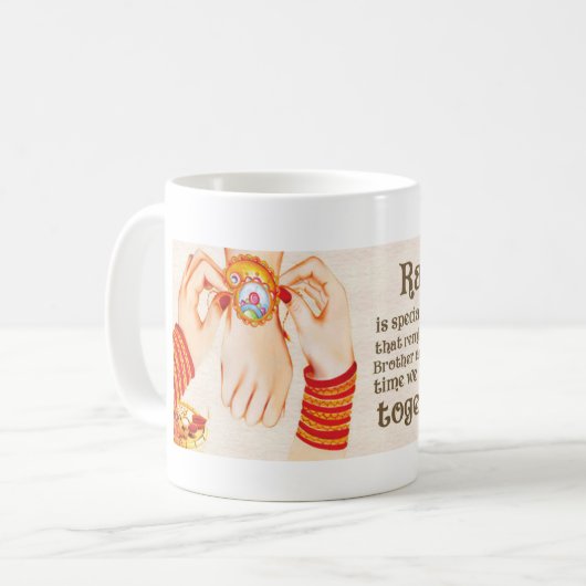 Tasse blanche classique (Devant gauche)