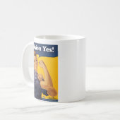 Tasse blanche classique (Devant gauche)