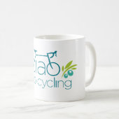 Tasse blanche classique (Devant droit)