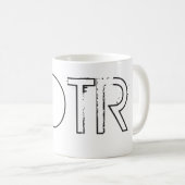 Tasse blanche classique (Devant droit)