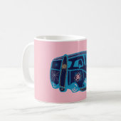 Tasse blanche classique 325 ml Van Hippie (Devant gauche)