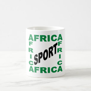 Tasse blanche classique AFRICA SPORT