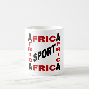 Tasse Blanche classique AFRICA SPORT
