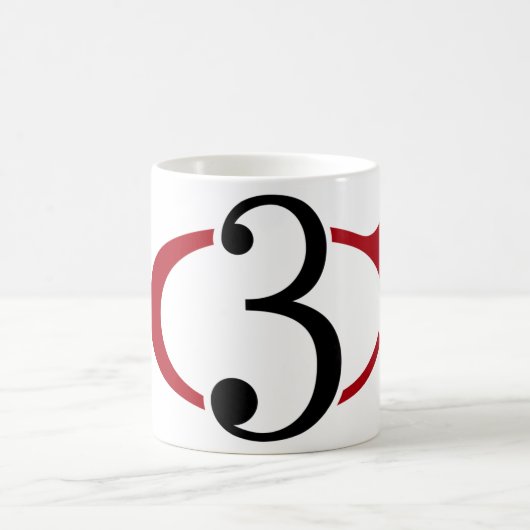 Tasse blanche classique avec le logo C3 (Centre)