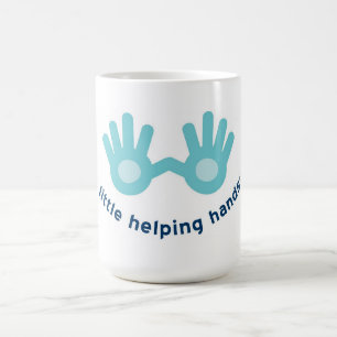 Tasse blanche classique avec le logo de sourire