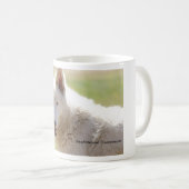 Tasse blanche classique blanche de loup (Devant droit)