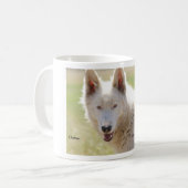 Tasse blanche classique blanche de loup (Devant gauche)