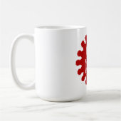 Tasse  blanche classique  BYE  CORONA  (Gauche)