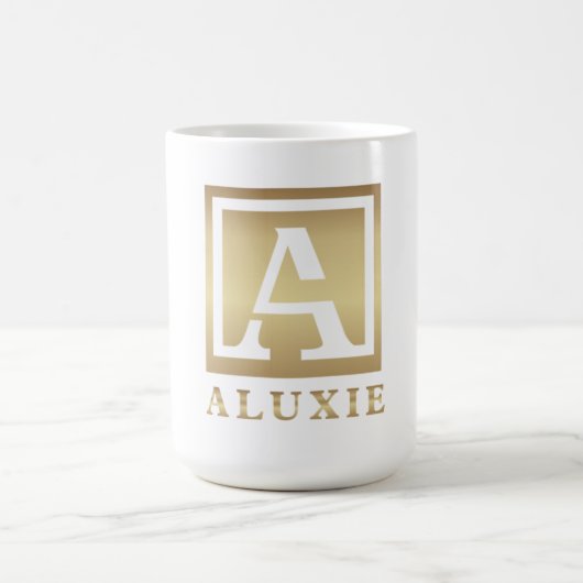 Tasse blanche classique d'ALUXIE (Centre)