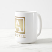 Tasse blanche classique d'ALUXIE (Devant droit)
