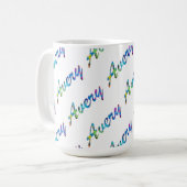 Tasse blanche classique d'Avery (Devant gauche)