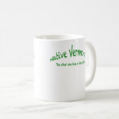 Tasse blanche classique de 330 ml Native Vermonter (Devant droit)