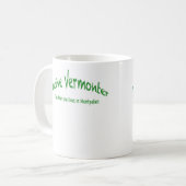 Tasse blanche classique de 330 ml Native Vermonter (Devant gauche)