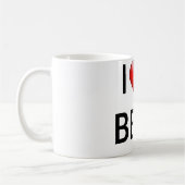 Tasse blanche classique de BBC (Gauche)