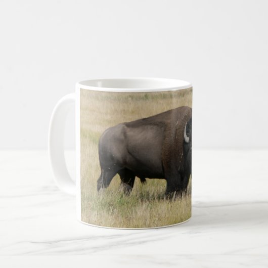 Tasse blanche classique de Buffalo (Devant gauche)