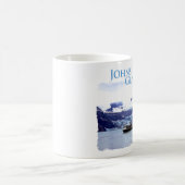 Tasse blanche classique de glacier de Johns (Centre)