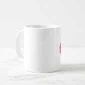 Tasse blanche classique de grand coeur (Devant gauche)