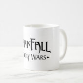 Tasse blanche classique de guerres profanes de (Devant droit)