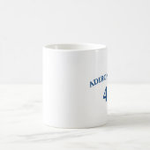 Tasse blanche classique de l'Adirondacks 46 (Centre)
