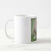 Tasse blanche classique de lapin potelé (Gauche)