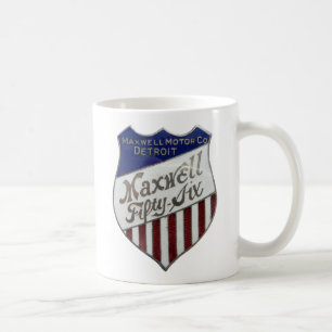 Tasse blanche classique de Maxwell cinquante-six