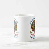 Tasse blanche classique de MCM quarantième (Centre)