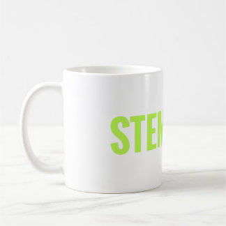 Tasse blanche classique de STEMinist