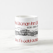 Tasse blanche classique - hiver (Centre)