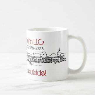 Tasse blanche classique - hiver