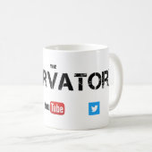 Tasse blanche classique - l'observatoire (Devant droit)