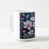 Tasse blanche de base 15 oz (Devant gauche)